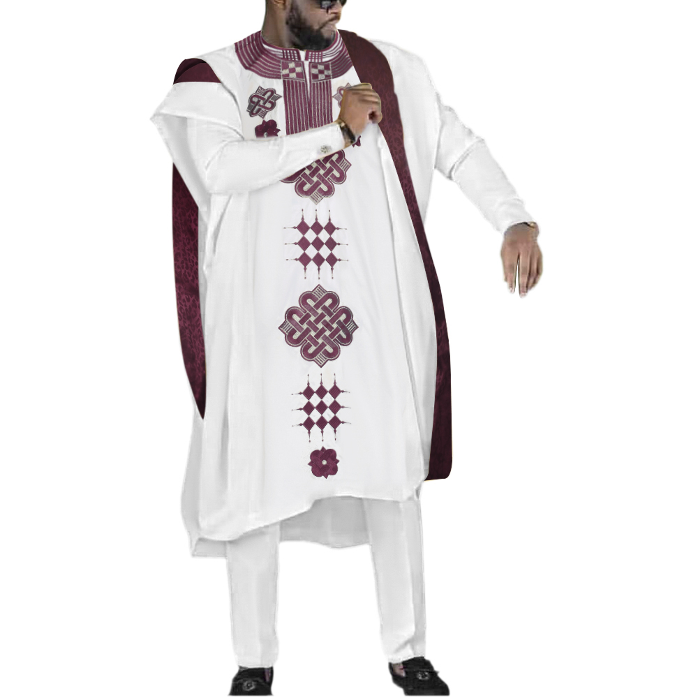 Dashiki Shirt Men - H & D ปัก Dashiki Agbada