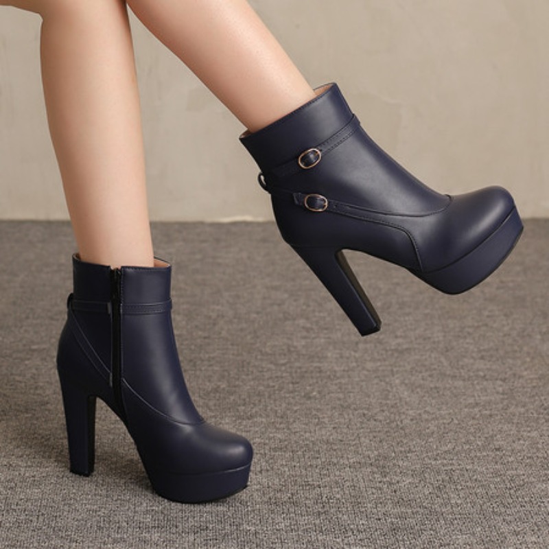 รองเท้าบูทแฟชั่นผู้หญิงแบบสั้น - The Ethnic Fashion บทวิจารณ์และราคา