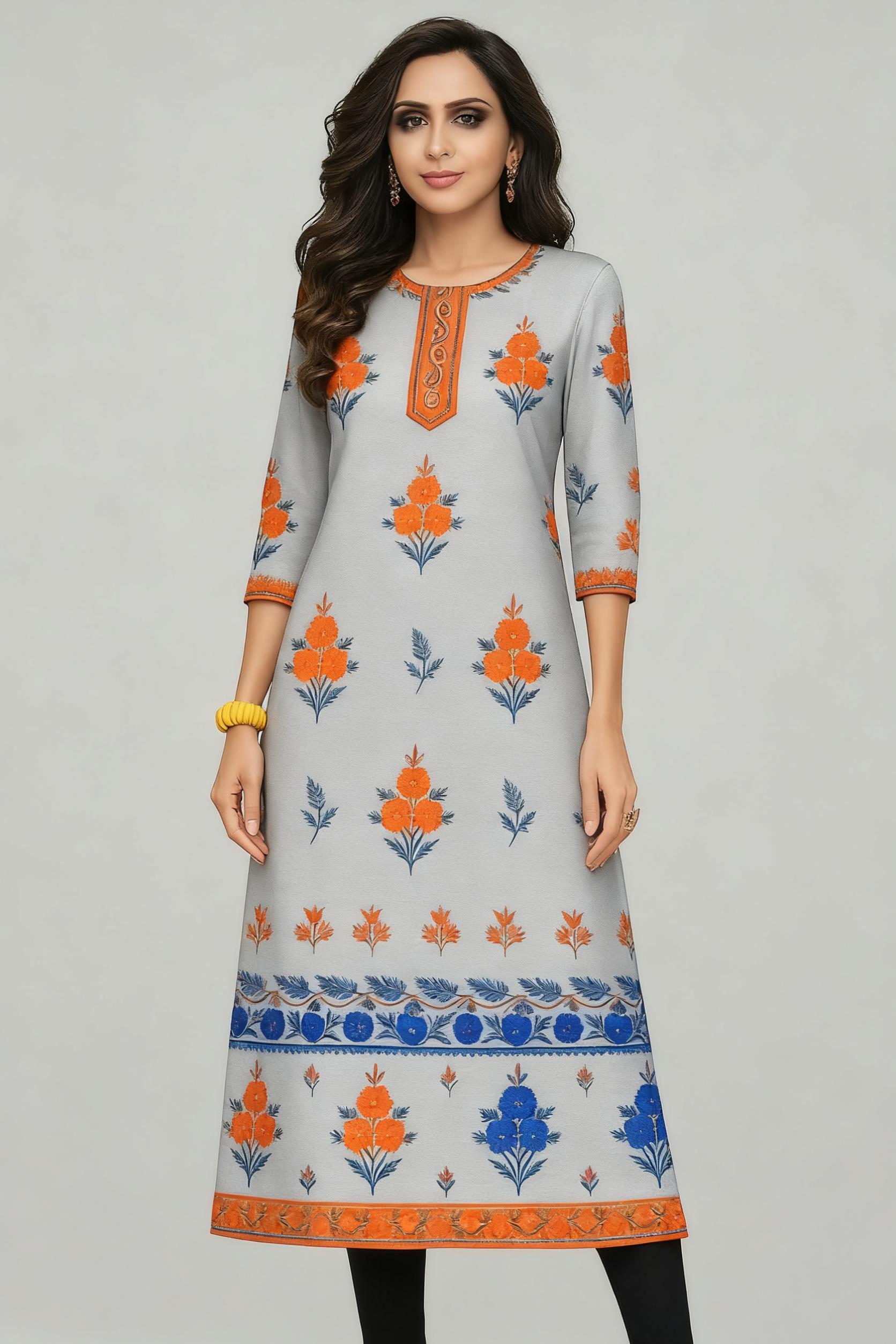 ชุดเดรสสไตล์มุสลิมสำหรับผู้หญิ - Ethnic Fashion Kurtis บทวิจารณ์และราคา