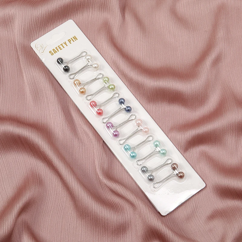 12 ชิ้น/ถุงมุสลิม Hijab Pins ผ - Ethnic Fashion Wear บทวิจารณ์และราคา