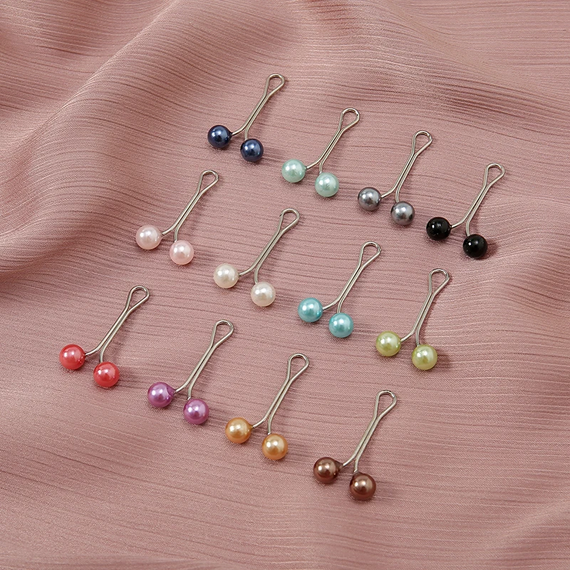 12 ชิ้น/ถุงมุสลิม Hijab Pins ผ - Ethnic Fashion Wear บทวิจารณ์และราคา
