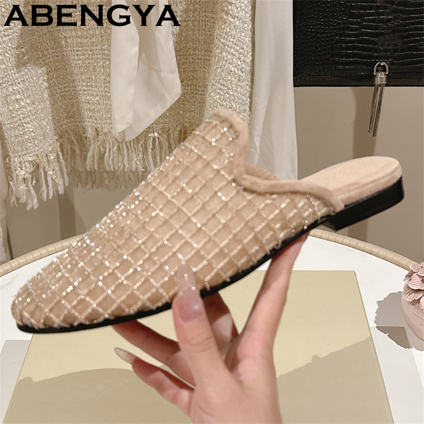 รองเท้าสลิปเปอร์แบบสวมหัวมน ผ้ - The Ethnic Fashion บทวิจารณ์และราคา