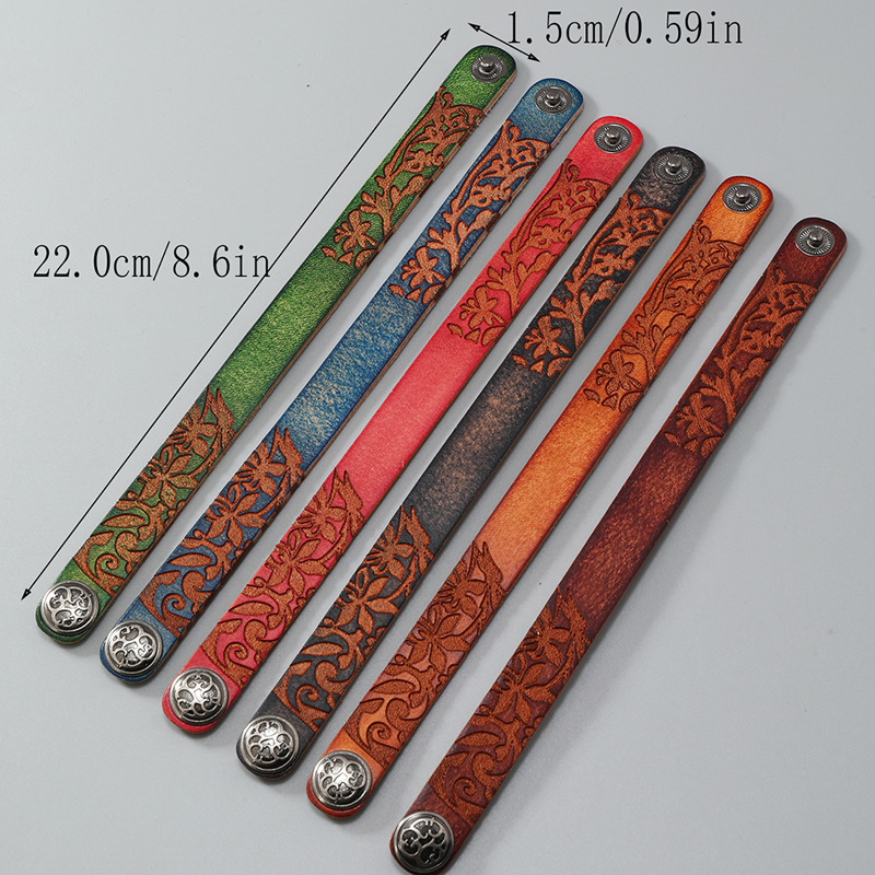 กำไลข้อมือสไตล์ชนเผ่าแกะสลักลว - Ethnic Fashion Influencers บทวิจารณ์และราคา