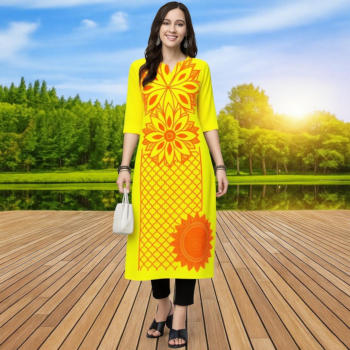 ชุดคุर्ต้ามุสลิมสำหรับผู้หญิง  - Ethnic Fashion Kurtis บทวิจารณ์และราคา
