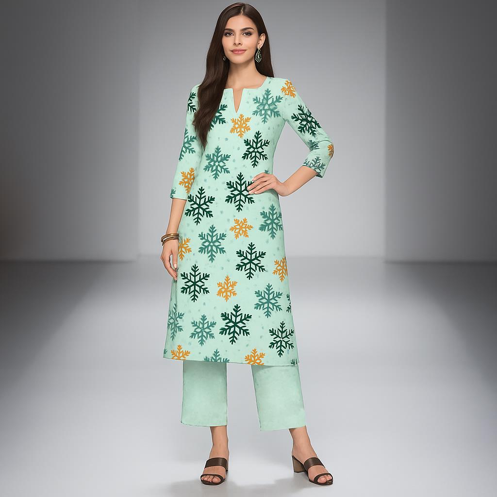 ชุดเดรสลำลองแฟชั่นมุสลิมสำหรับ - Ethnic Fashion Kurtis บทวิจารณ์และราคา