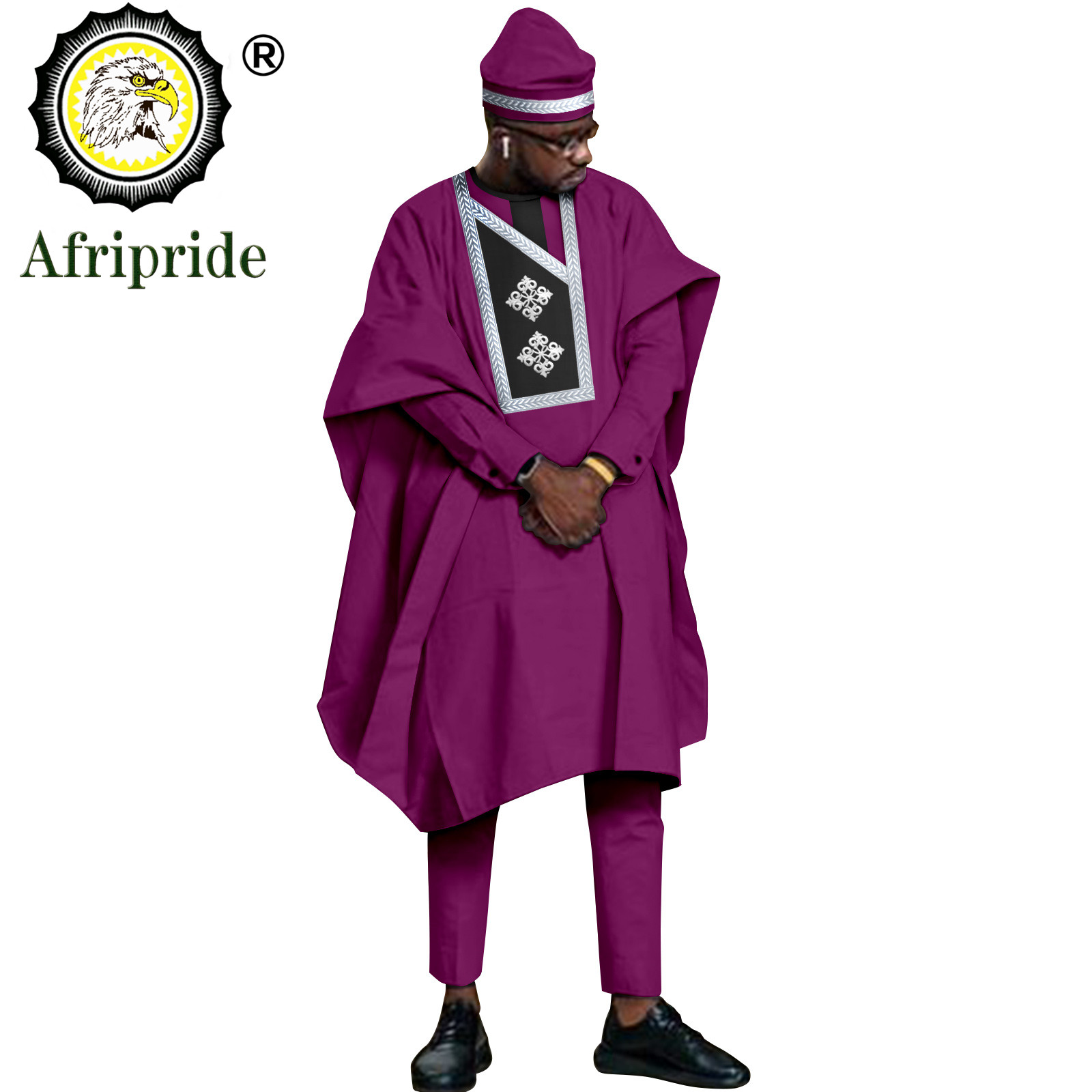 ผู้ชายชุด Agbada Robe Dashiki  - Dashiki Shirt Men บทวิจารณ์และราคา