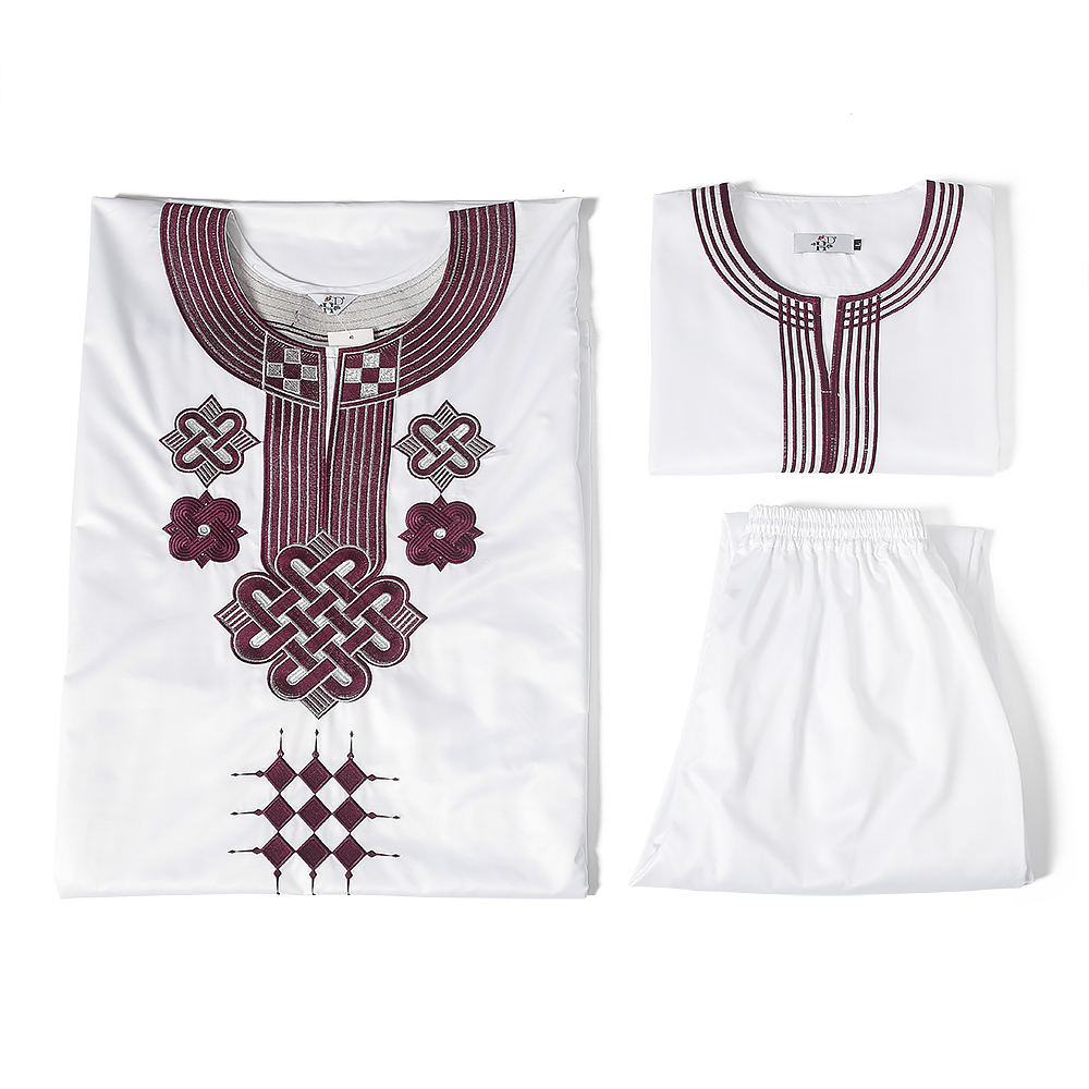 H & D ปัก Dashiki Agbada ผู้ชา - Dashiki Shirt Men บทวิจารณ์และราคา