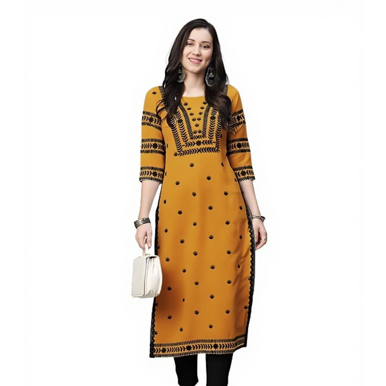 ชุดเดรสสไตล์มุสลิมสำหรับผู้หญิ - Ethnic Fashion Kurtis บทวิจารณ์และราคา