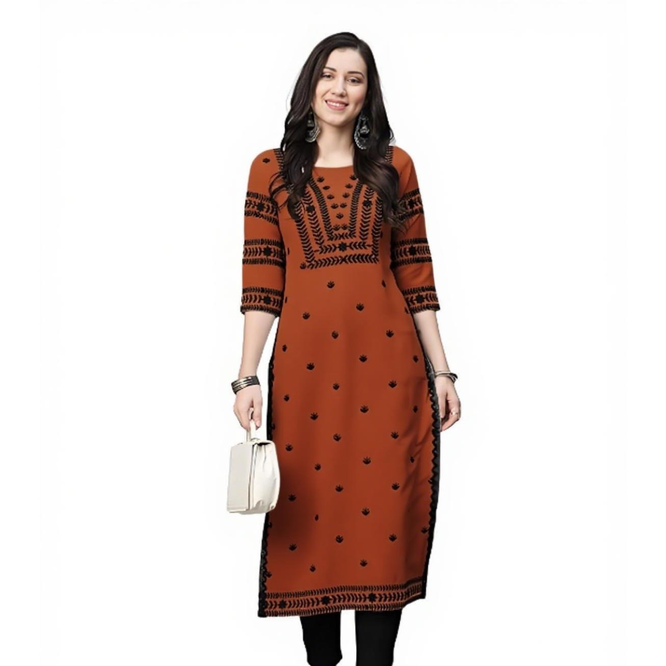 ชุดเดรสสไตล์มุสลิมสำหรับผู้หญิ - Ethnic Fashion Kurtis บทวิจารณ์และราคา