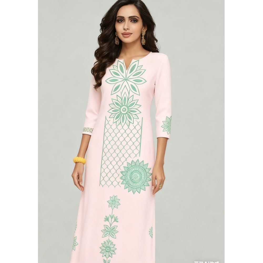 ชุดเดรสลำลองสไตล์ชาติพันธุ์สำห - Ethnic Fashion Kurtis บทวิจารณ์และราคา