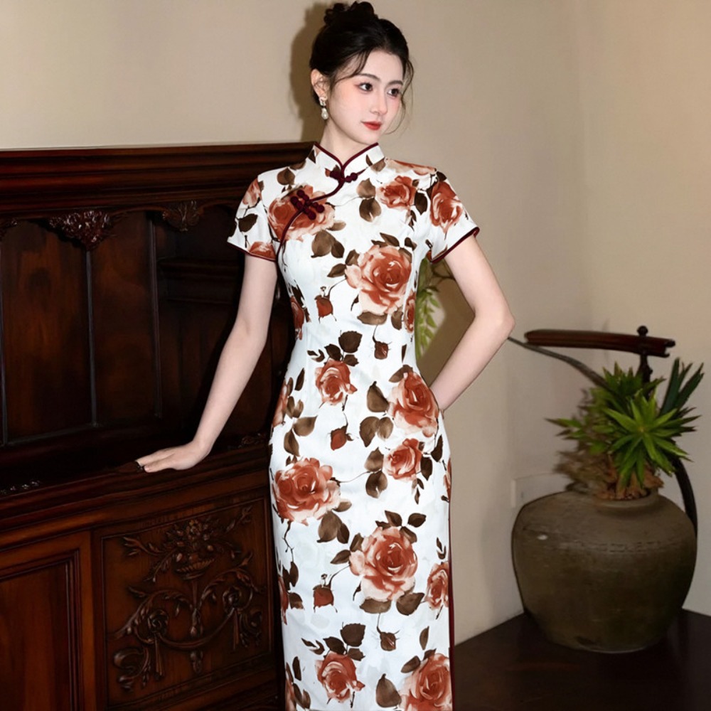 ชุดกี่เพ้าสำหรับผู้หญิงเสื้อผ้ - Ethnic Fashion Wear บทวิจารณ์และราคา