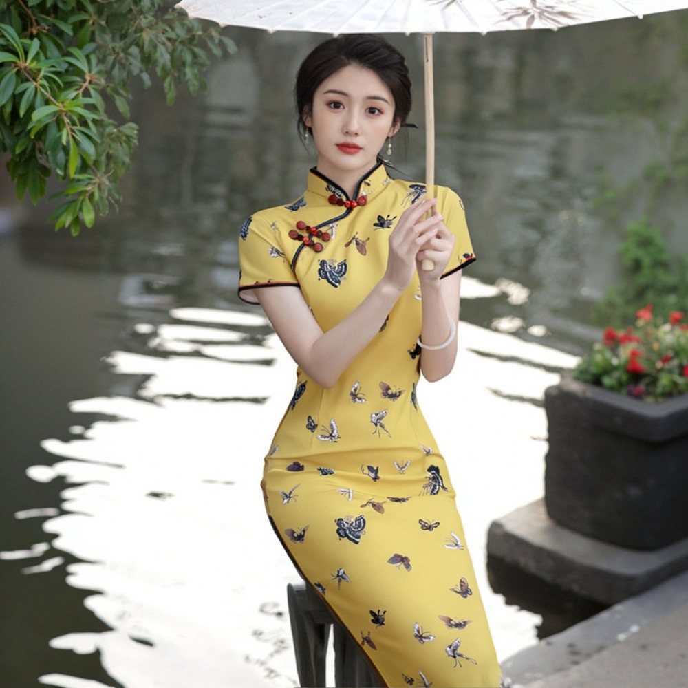 ชุดกี่เพ้าสำหรับผู้หญิงเสื้อผ้ - Ethnic Fashion Wear บทวิจารณ์และราคา
