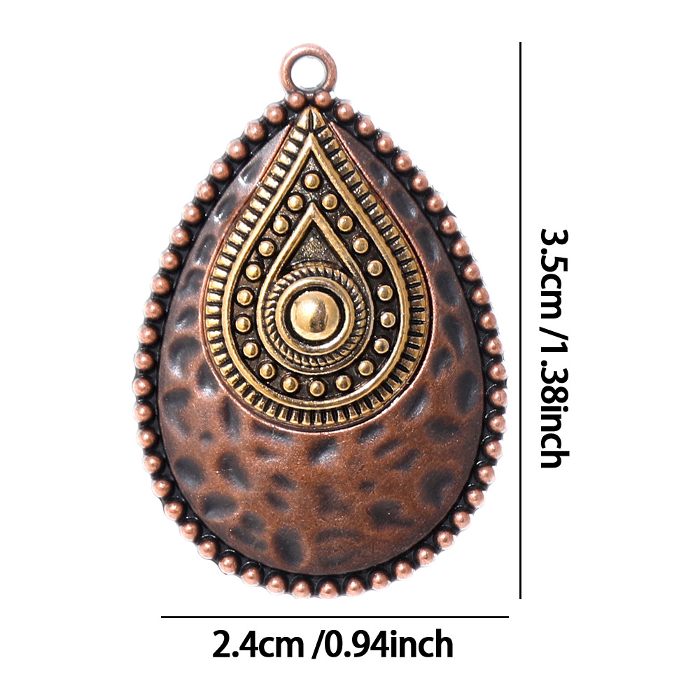 จี้รูปหยดน้ำสไตล์เรโทรวินเทจโบ - Ethnic Fashion Wear บทวิจารณ์และราคา