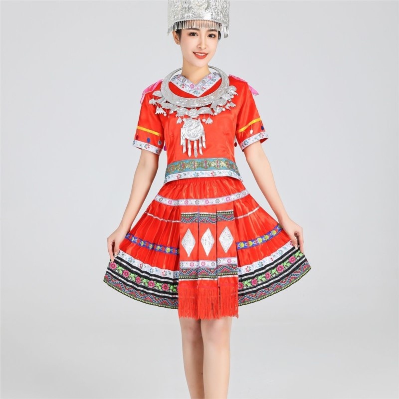 ชุดเต้นรำฮมอง ชุดเต้นรำพื้นบ้า - Ethnic Style Dresses บทวิจารณ์และราคา