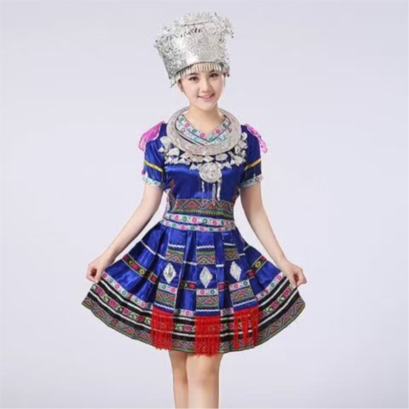 ชุดเต้นรำฮมอง ชุดเต้นรำพื้นบ้า - Ethnic Style Dresses บทวิจารณ์และราคา
