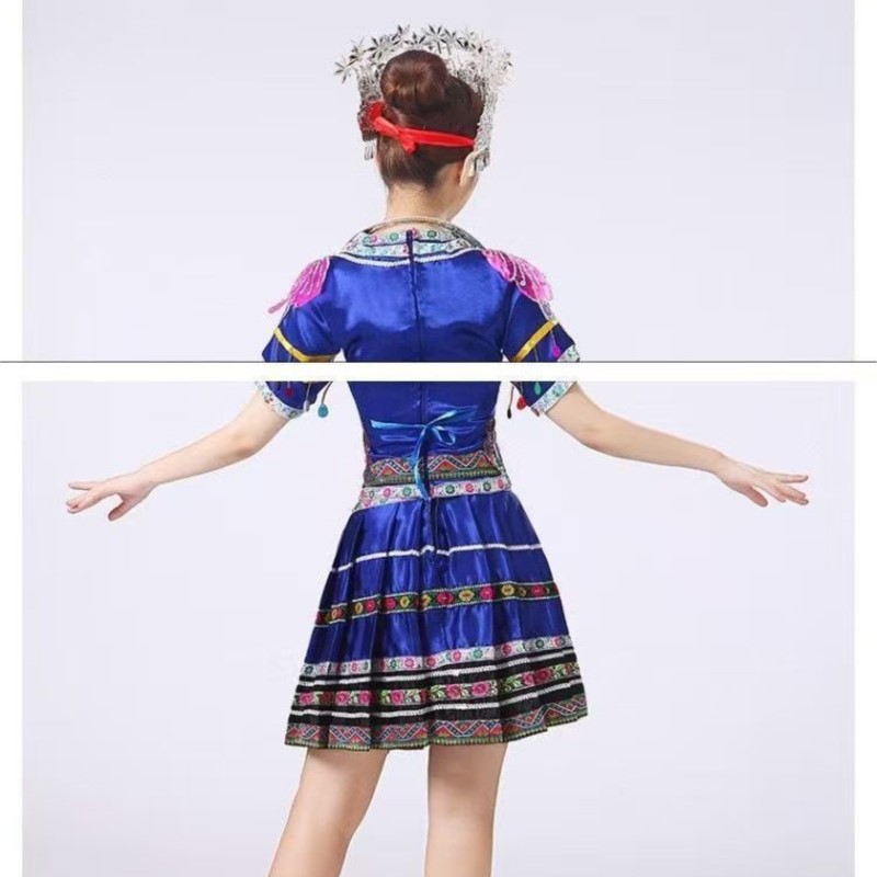 ชุดเต้นรำฮมอง ชุดเต้นรำพื้นบ้า - Ethnic Style Dresses บทวิจารณ์และราคา