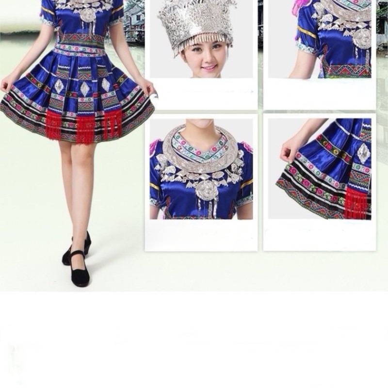ชุดเต้นรำฮมอง ชุดเต้นรำพื้นบ้า - Ethnic Style Dresses บทวิจารณ์และราคา