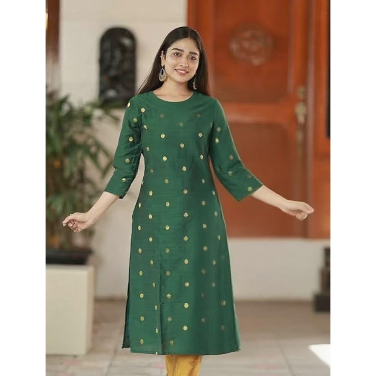 ชุดเดรสแฟชั่นมุสลิมสำหรับผู้หญ - Ethnic Fashion Kurtis บทวิจารณ์และราคา