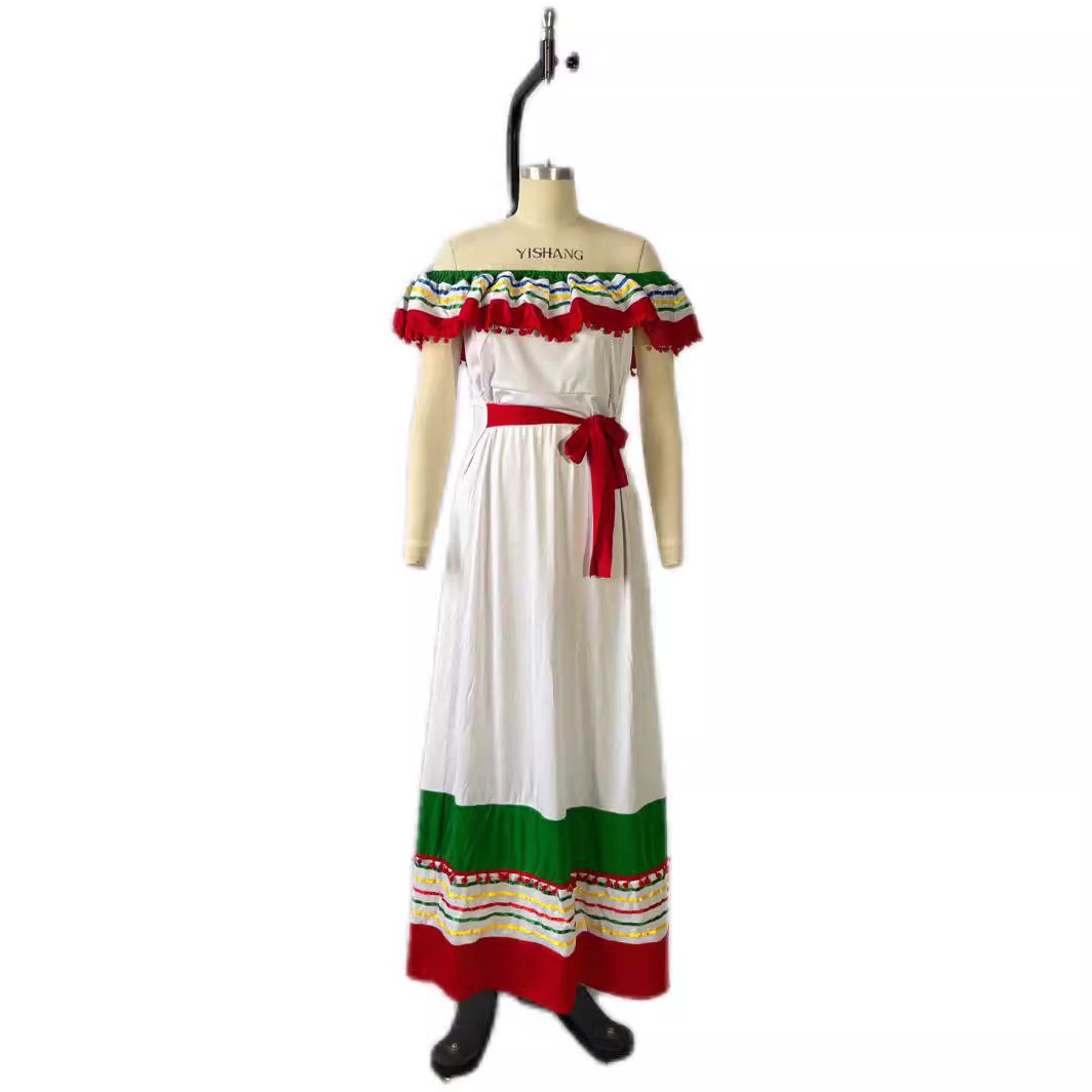 ใหม่ฮาโลวีนชุดประจำชาติแบบดั้ง - Ethnic Style Dresses บทวิจารณ์และราคา